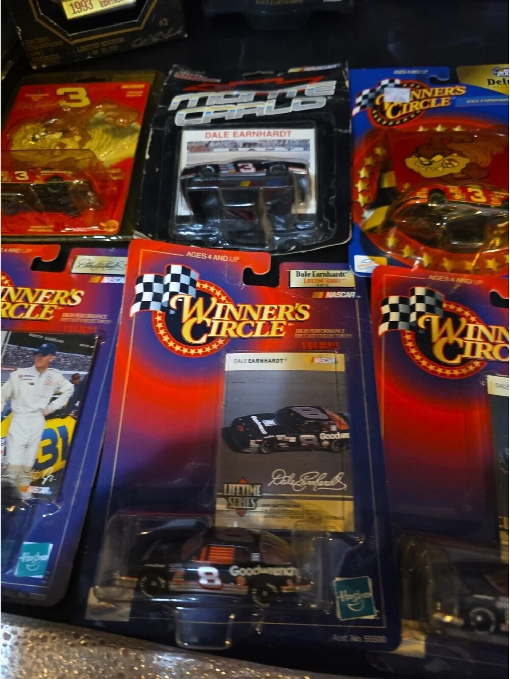 Vintage NOS Lot Of 14 Diecast Dale Earnhardt Sr. Cars 1/64 Scale Nascar